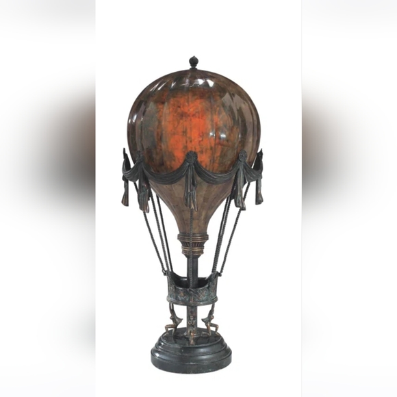 Art Deco Maitland Smith Hot Air Balloon Lamp - Picture 5 of 10